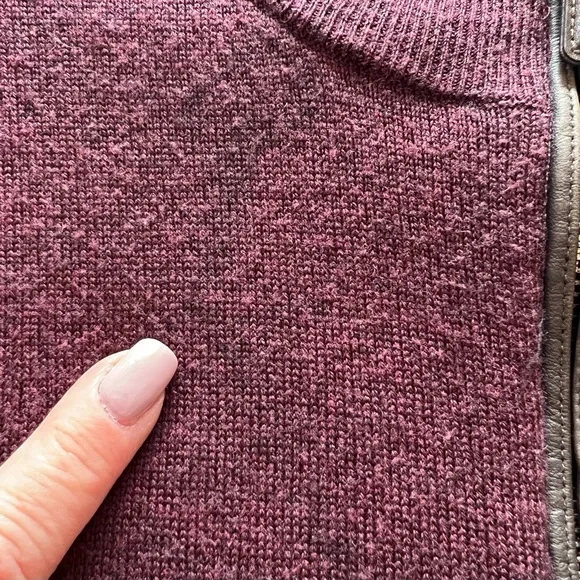 Peter Millar Purple Half-Zip Sweater - Picture 8 of 10